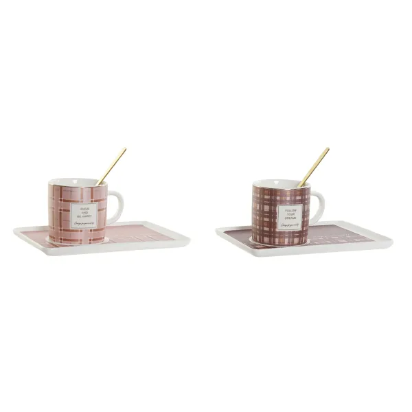 mug set 3 piezas bandeja y cuchara