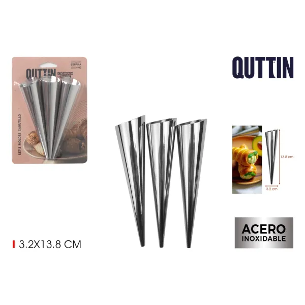 molde canutillos 3 unidades