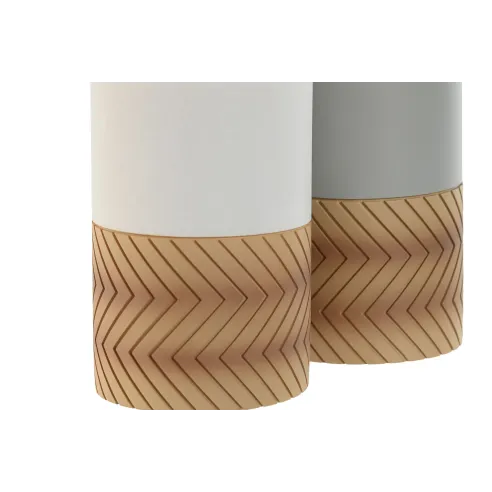 vaso bano resina efecto madera