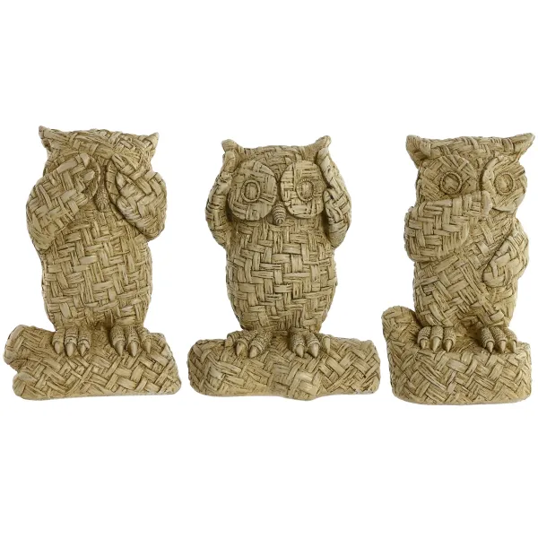 figura buho simil rattan sentidos