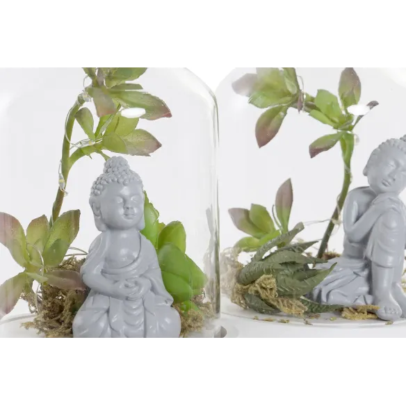 figura cupula buda decoracion led