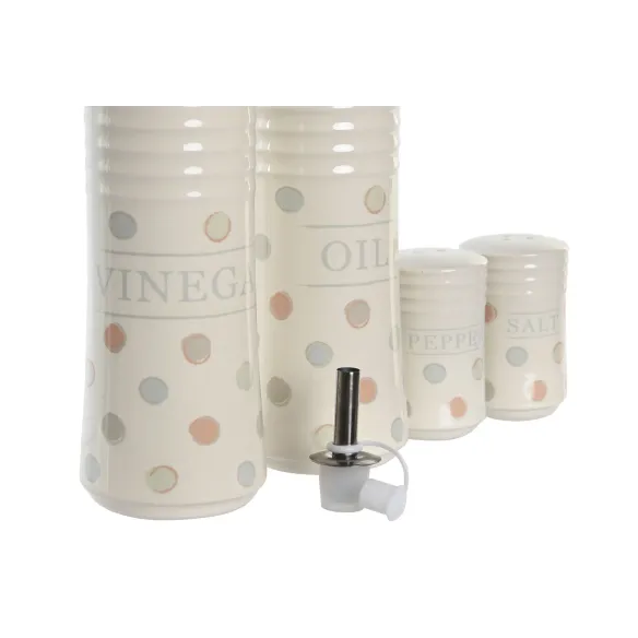 juego aceitera y vinagrera con soporte