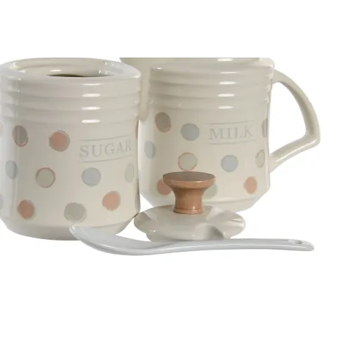 azucarero con lechera topitos