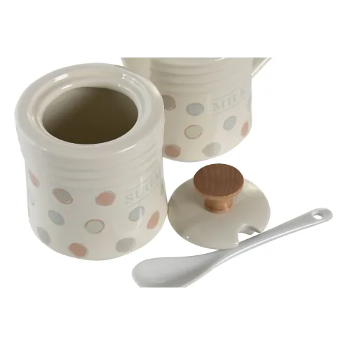 azucarero con lechera topitos