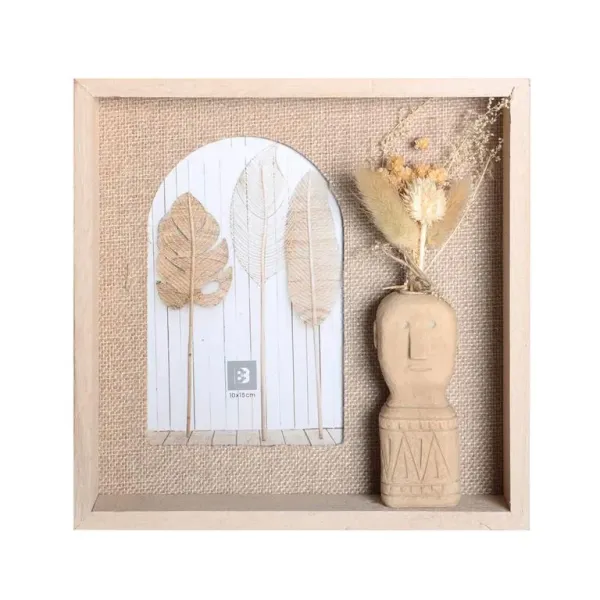 marco de fotos 10x15 figura y flor