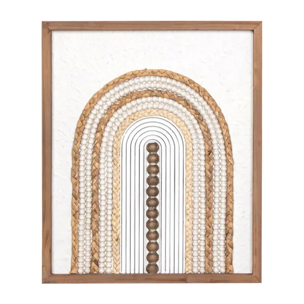 cuadro etnico madera