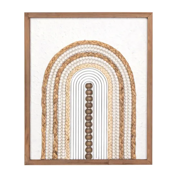 cuadro etnico madera