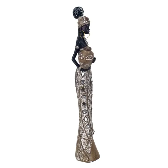 figura africana con basija beig