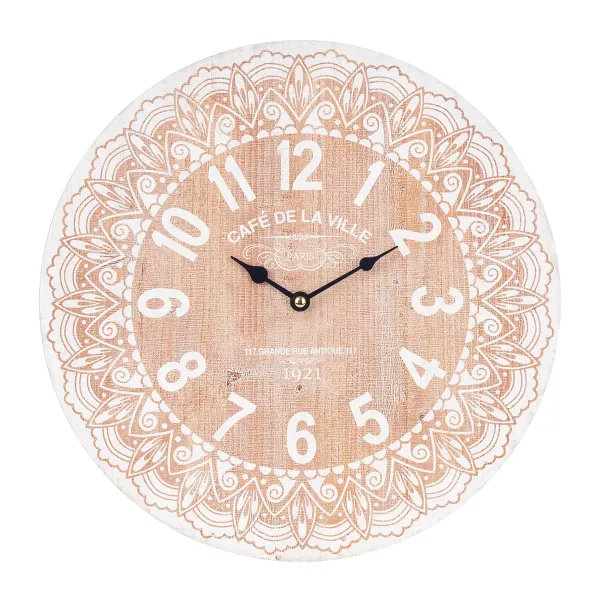reloj pared cafe villague 34cm