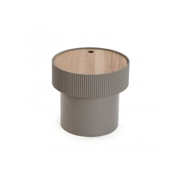 mesa auxliar redonda leslie