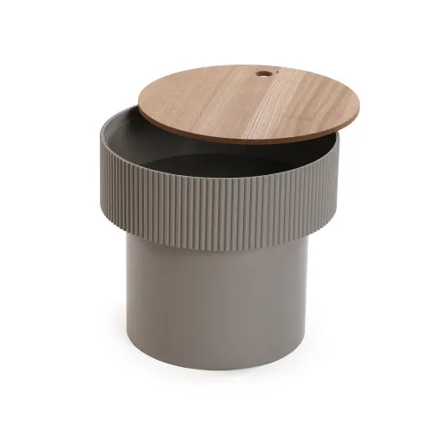 mesa auxliar redonda leslie