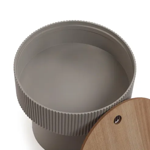 mesa auxliar redonda leslie