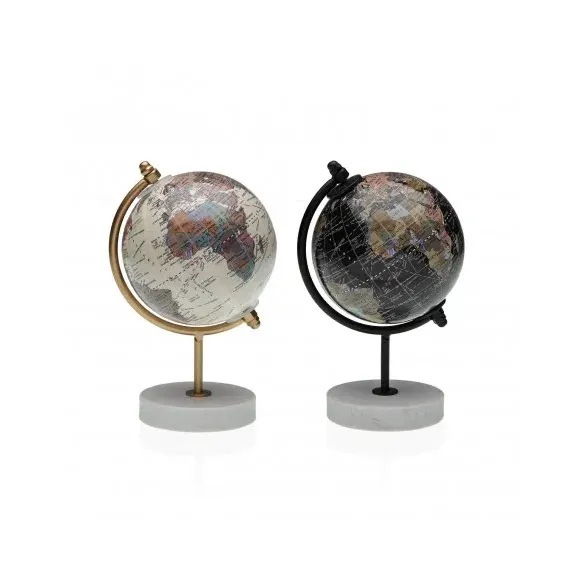 bola del mundo negra con base