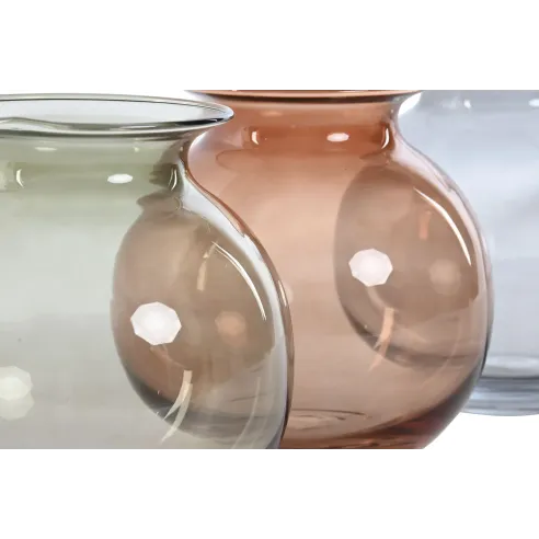 jarron florero cristal colores