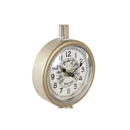 reloj sobremesa hierro forma negro