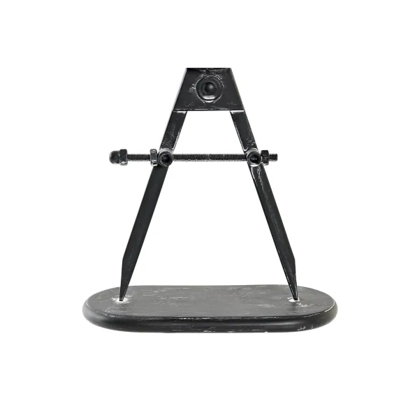 reloj sobremesa hierro forma negro