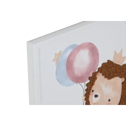 cuadro lienzo animal con tela