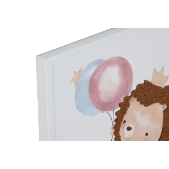 cuadro lienzo animal con tela