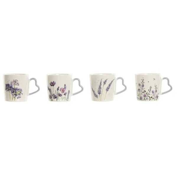 mug lavanda flores 400 ml