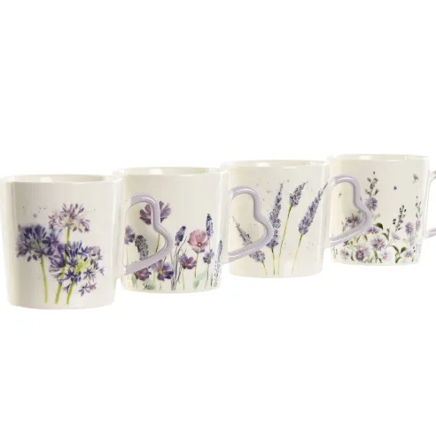 mug lavanda flores 400 ml