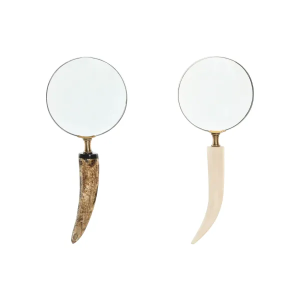 lupa de mano forma cuerno