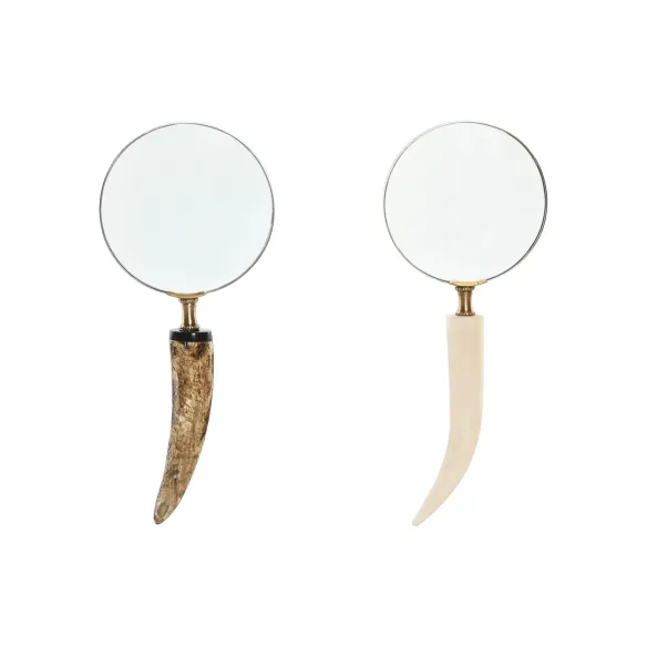 lupa de mano forma cuerno