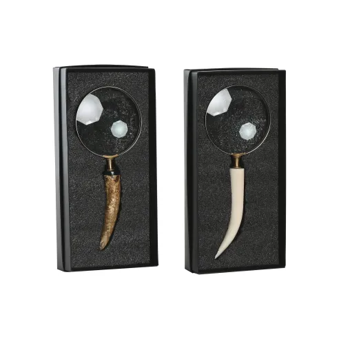 lupa de mano forma cuerno