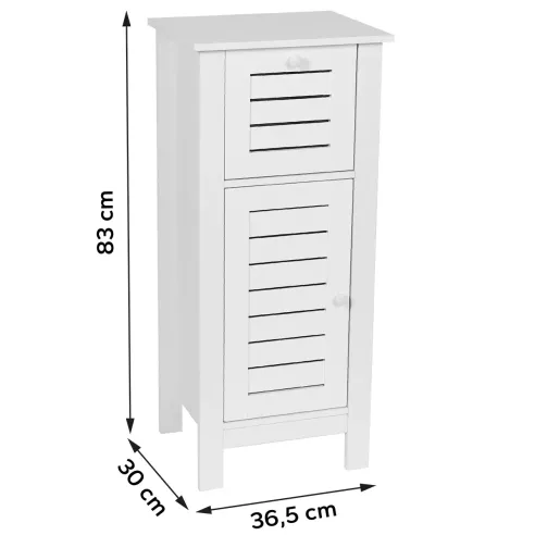 armario bajo cajon y puerta santorin