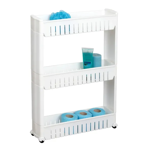 mueble plastico tres niveles estrecho