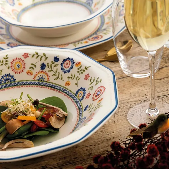 ensaladera ceramica bengal flores